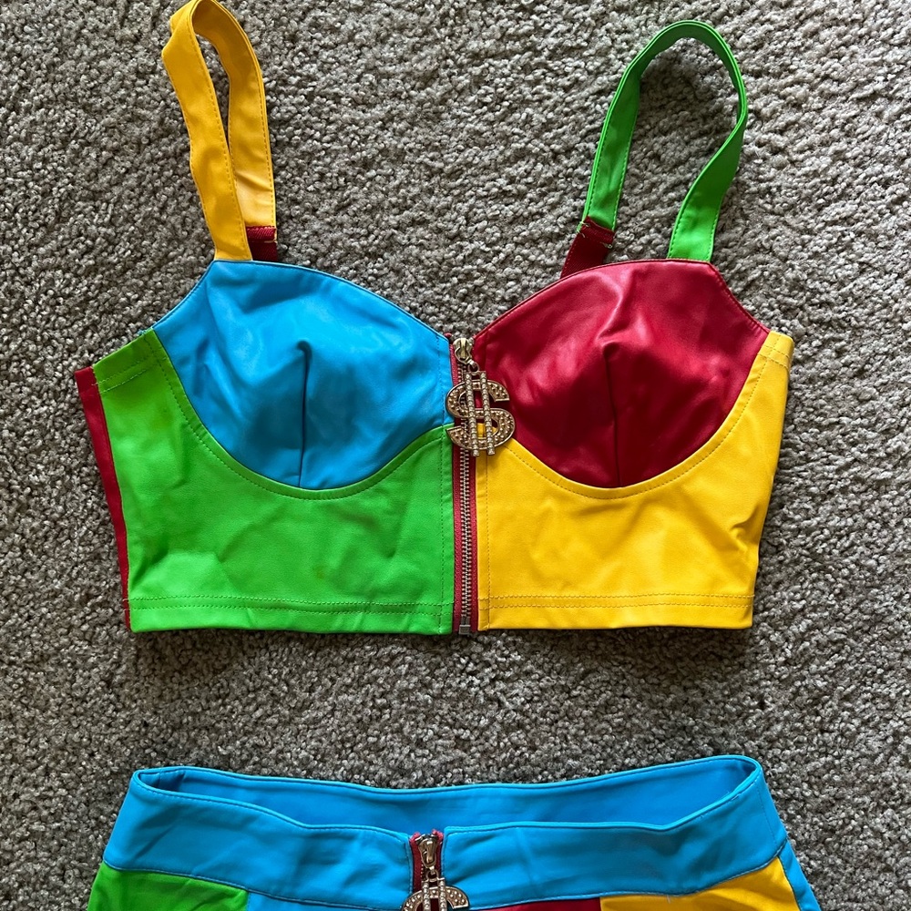 2 pc Vibrant Set💚🩵❤️💛 - Picture 4 of 7